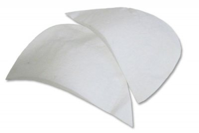 Плечевые накладки И-8 НЦ, составные, цвет белый - купить в Набережных Челнах. Цена: 47.27 руб.