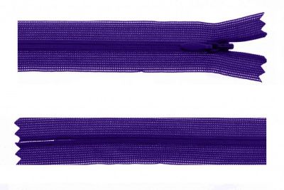 Молния потайная Т3 866, 50 см, капрон, цвет фиолетовый - купить в Набережных Челнах. Цена: 8.62 руб.