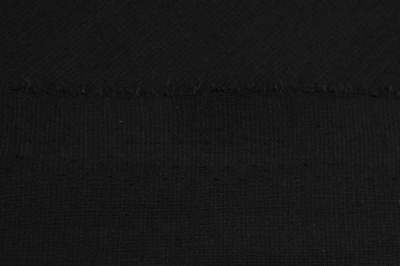 Трикотаж "Grange" C#1 (2,38м/кг), 280 гр/м2, шир.150 см, цвет чёрный - купить в Набережных Челнах. Цена 861.22 руб.