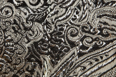 Ткань костюмная жаккард №11, 140 гр/м2, шир.150см, цвет тем.серебро - купить в Набережных Челнах. Цена 383.29 руб.