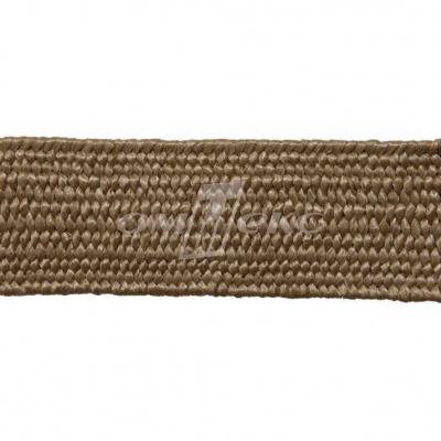 Тесьма отделочная полипропиленовая плетеная эластичная #2, шир. 40мм, цв.- соломенный - купить в Набережных Челнах. Цена: 50.99 руб.