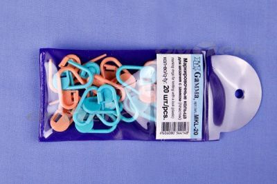 Кольцо маркировочное пластик МКL-12, 30 мм для вязания (12 шт) - купить в Набережных Челнах. Цена: 119.89 руб.