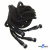 Шнурки #106-04, круглые 130 см, декор.наконечник, цв.чёрный - купить в Набережных Челнах. Цена: 31.89 руб.