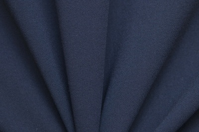 Костюмная ткань с вискозой "Бриджит", 210 гр/м2, шир.150см, цвет т.синий - купить в Набережных Челнах. Цена 564.96 руб.