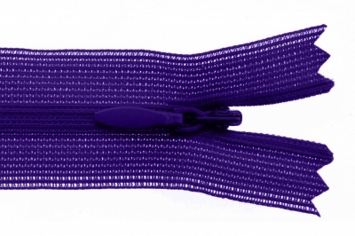 Молния потайная Т3 866, 20 см, капрон, цвет фиолетовый - купить в Набережных Челнах. Цена: 5.27 руб.