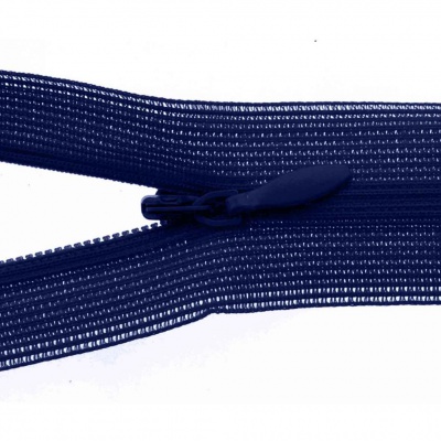 Молния потайная Т3 919, 60 см, капрон, цвет т.синий - купить в Набережных Челнах. Цена: 10.13 руб.