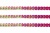 Пайетки "ОмТекс" на нитях, CREAM, 6 мм С / упак.73+/-1м, цв. 89 - розовый - купить в Набережных Челнах. Цена: 468.37 руб.