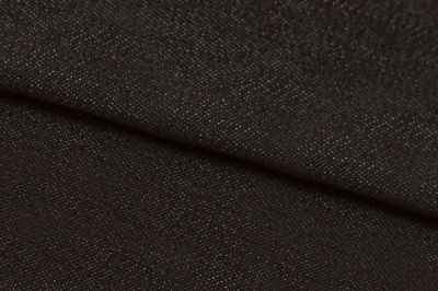 Ткань джинсовая №96, 160 гр/м2, шир.148см, цвет чёрный - купить в Набережных Челнах. Цена 350.42 руб.