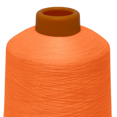 Нитки текстурированные некручёные 457, намот. 15 000 м, цвет оранжевый - купить в Набережных Челнах. Цена: 204.10 руб.