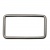Рамка металлическая прямоугольная, 40 х 15 мм- тём.никель - купить в Набережных Челнах. Цена: 4.60 руб.