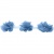 Тесьма плетеная "Рюш", упак. 9,14 м, цвет голубой - купить в Набережных Челнах. Цена: 45.87 руб.