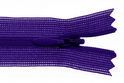 Молния потайная Т3 866, 50 см, капрон, цвет фиолетовый - купить в Набережных Челнах. Цена: 8.62 руб.
