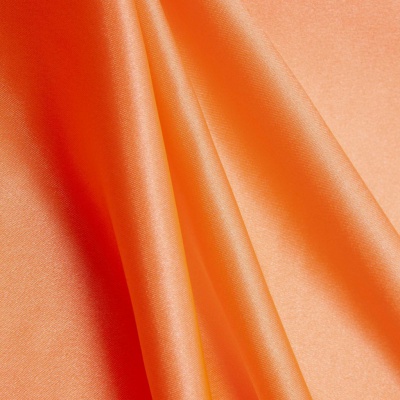 Поли креп-сатин 16-1543, 120 гр/м2, шир.150см, цвет персик - купить в Набережных Челнах. Цена 155.57 руб.