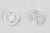 Кнопки пришивные пластиковые 11,5 мм, блистер 24шт, цв.-прозрачные - купить в Набережных Челнах. Цена: 59.44 руб.