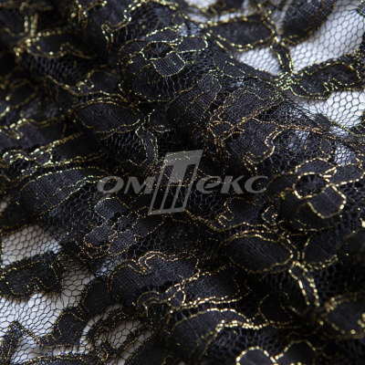Кружевное полотно XD LACE 1-4, 80 гр/м2, шир.150см, цвет чёрный - купить в Набережных Челнах. Цена 245.94 руб.