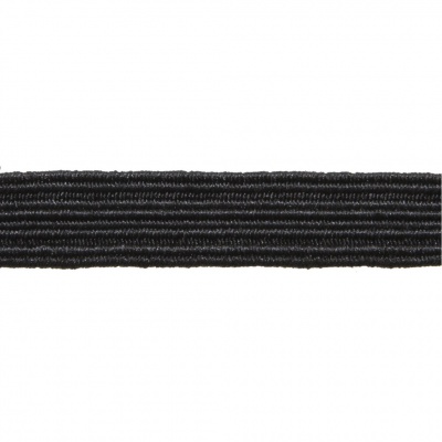 Резинка продежка С-52, шир. 7 мм (20 шт/10 м), цвет чёрный - купить в Набережных Челнах. Цена: 1 338.93 руб.