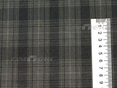 Ткань костюмная клетка 25235 2004, 185 гр/м2, шир.150см, цвет серый/бел - купить в Набережных Челнах. Цена 