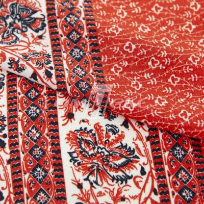 Плательная ткань "Фламенко" 24.1, 80 гр/м2, шир.150 см, принт этнический - купить в Набережных Челнах. Цена 241.49 руб.