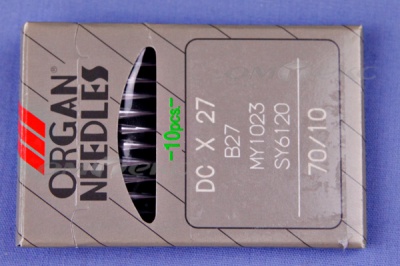 иглы "ORGAN" для ПШМ DC*27 (№70/10) 10шт - купить в Набережных Челнах. Цена: 300.97 руб.