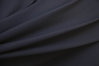 Костюмная ткань с вискозой "Флоренция" 19-4024, 195 гр/м2, шир.150см, цвет т.синий - купить в Набережных Челнах. Цена 496.99 руб.