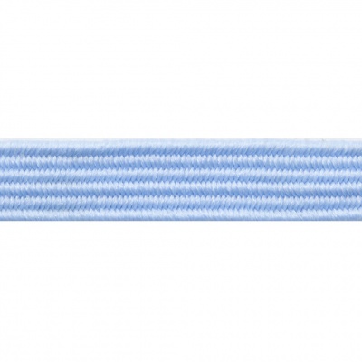 Резиновые нити с текстильным покрытием, шир. 6 мм ( упак.30 м/уп), цв.- 108-голубой - купить в Набережных Челнах. Цена: 155.22 руб.